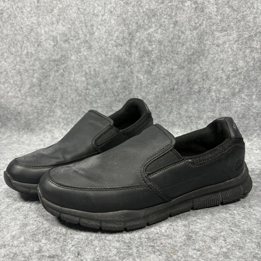 Skechers Work Nampa Annod SR Black Slip Resistant‎ Men's 9.5 77136